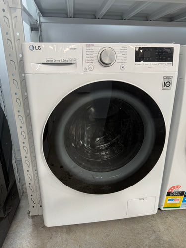 Second hand LG 7.5kg Front Load Washing Machine WV5-1275W - Second Hand Appliances Geebung